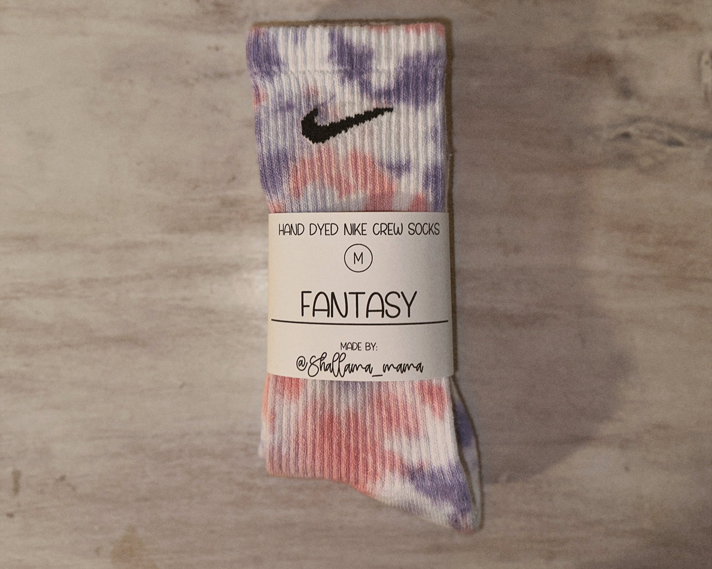 Two-Toned Tie Dye NIKE Socks | Nike Crew Socks
