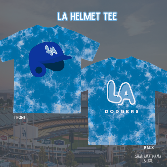 LA Baseball Tie-Dye Tee