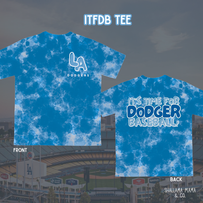LA Baseball Tie-Dye Tee