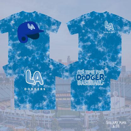 LA Baseball Tie-Dye Tee