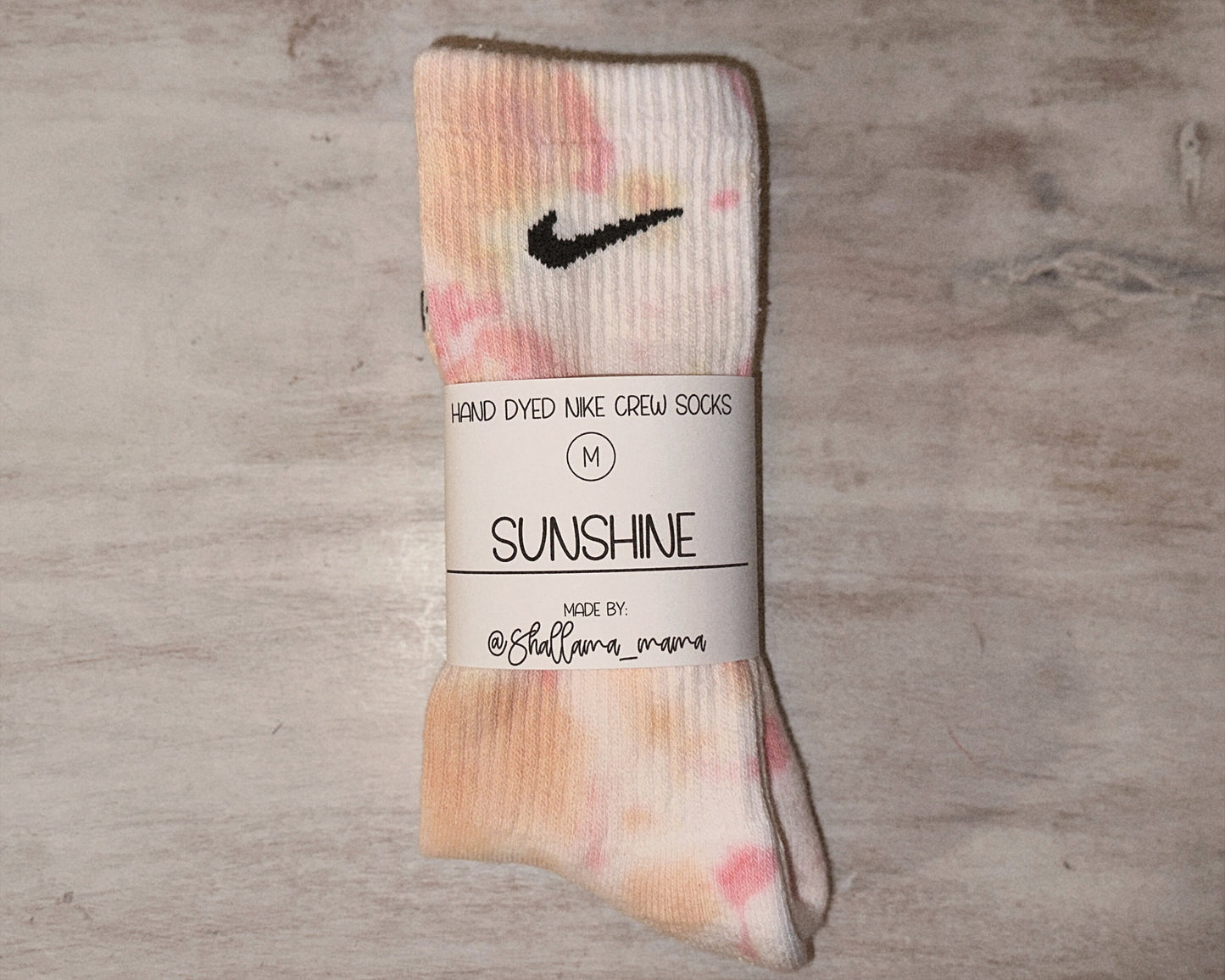Two-Toned Tie Dye NIKE Socks | Nike Crew Socks